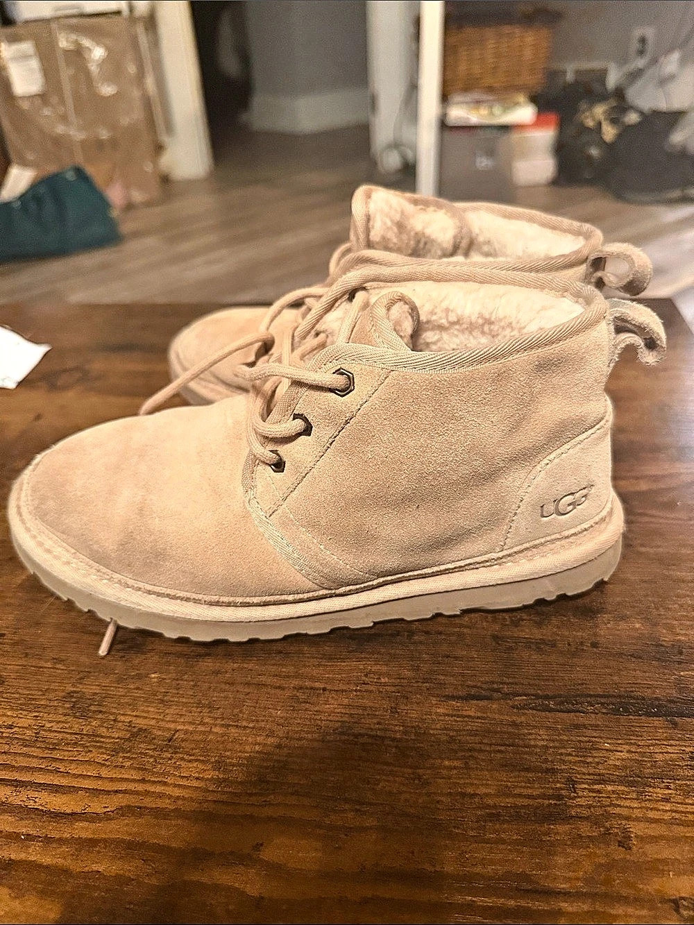 UGG Neumel Boot Suede Ankle Boots Brown US 7